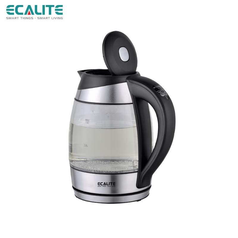 Bình Đun Siêu Tốc Ecalite EK-G1812 (1.8L) - Điều Chỉnh Nhiệt Độ 60°C Đến 100°C - Đèn LED Đổi Màu - Hàng Chính Hãng