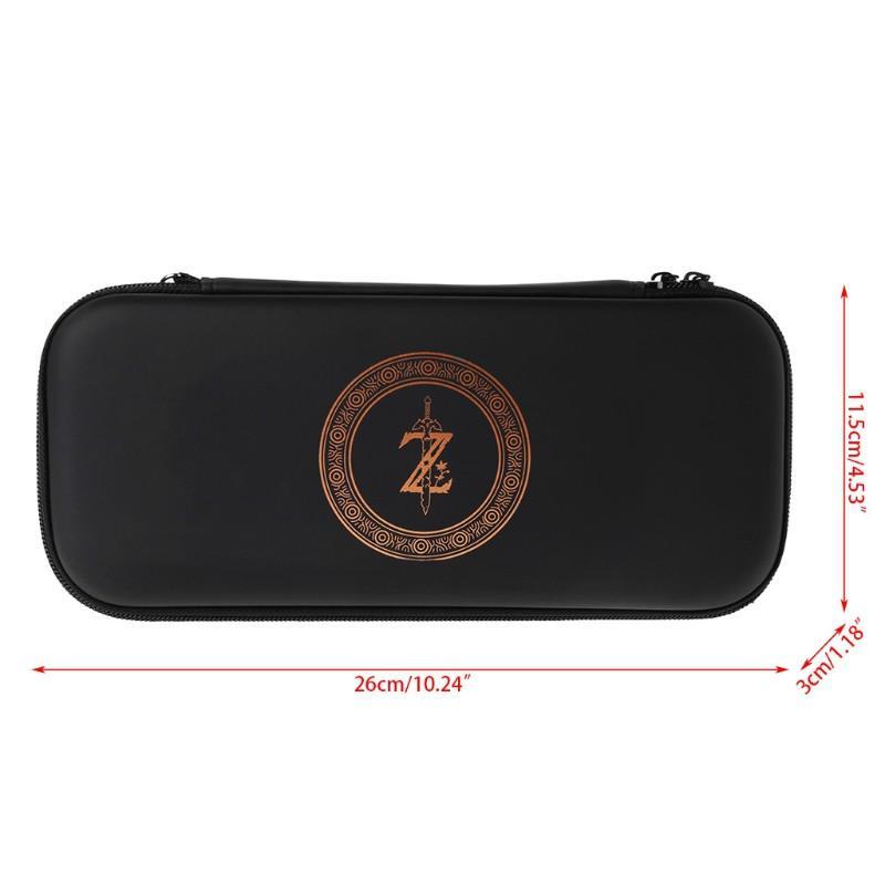 Túi đựng máy chơi game Nintendo Switch in hoa văn Zelda 2 mặt