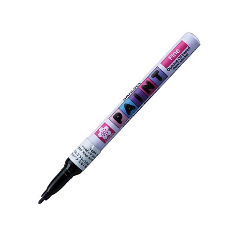 Bút Sơn Sakura Paint Marker Fine 1.0mm - Màu Đen