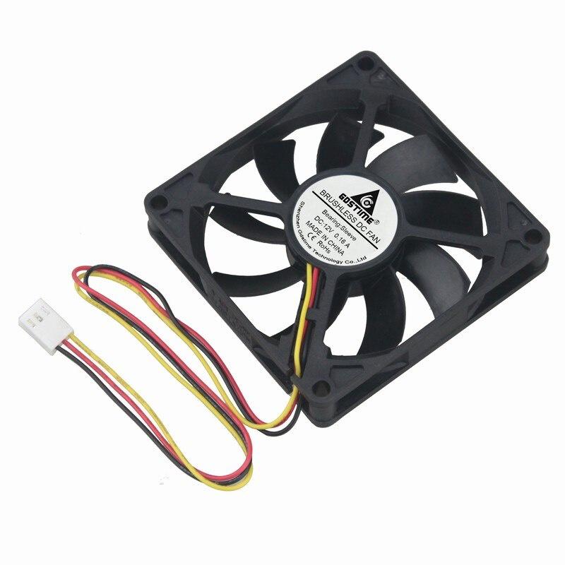 1 Pcs Gdstime DC 11V 3Pin FG 80mm*80mm*11mm PC Brushless Cooler Motor Cooling Fan 80mm x 11mm 8011S 8cm Three Wires