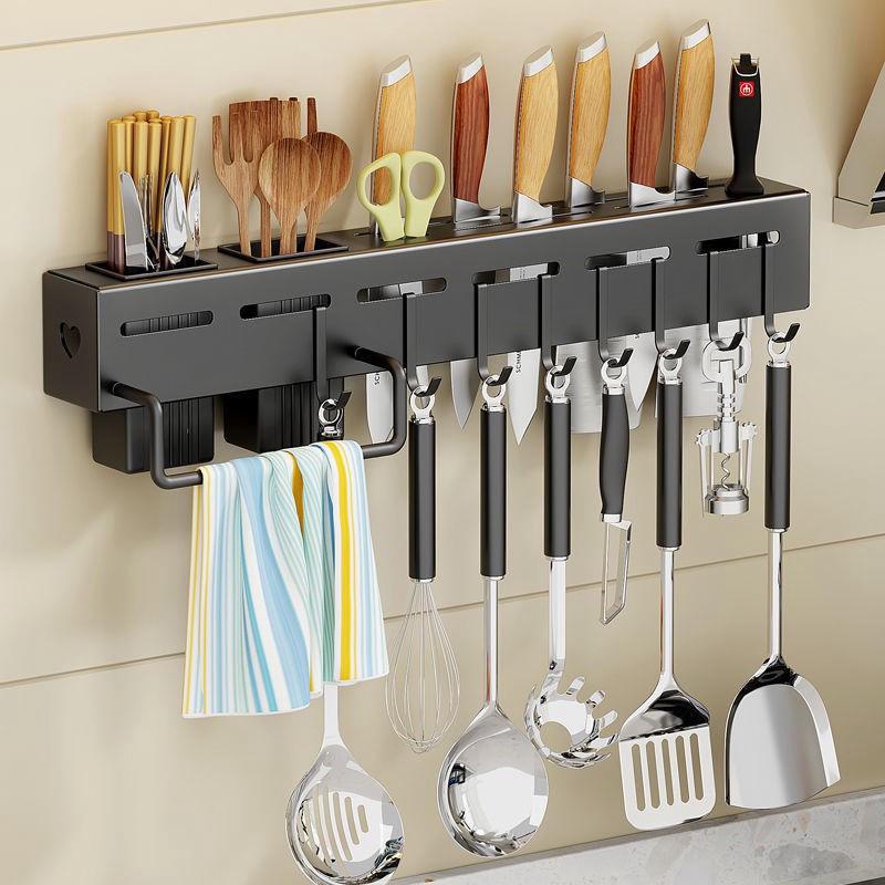 Kệ để dao thớt ,Giá Cài Dao,Treo Đồ Nhà Bếp Inox Dán Tường Gọn Nhẹ, Giá Để Đồ Dùng Nhà Bếp Đa Năng