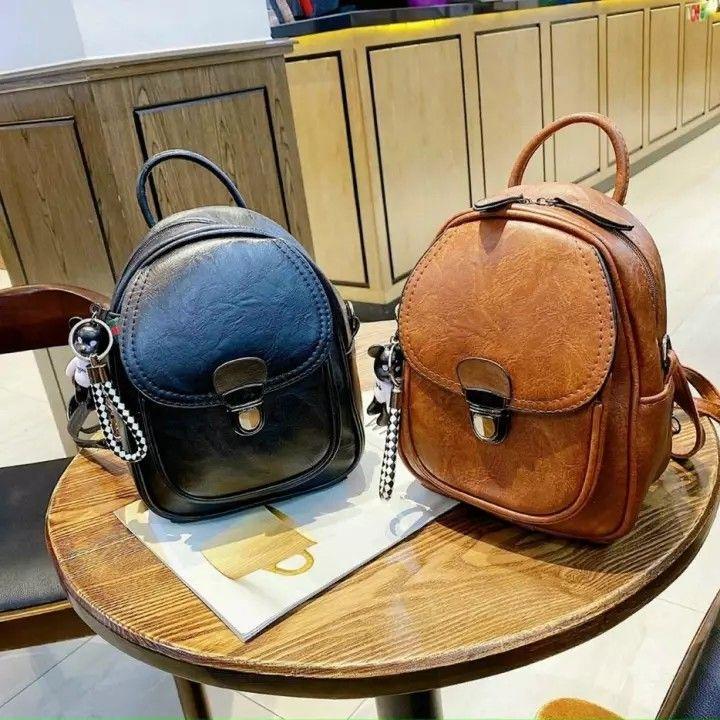 Balo Mini dáng trơn 2 khóa MS012