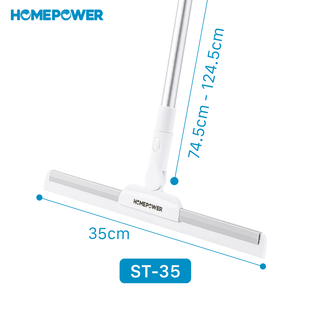 Cây Gạt Nước Đa Năng Homepower ST-35 / ST-55 Chổi Gạt Kính, Gạt Nước Sàn Nhà Lưỡi Gạt TPR Xoay 180 Độ