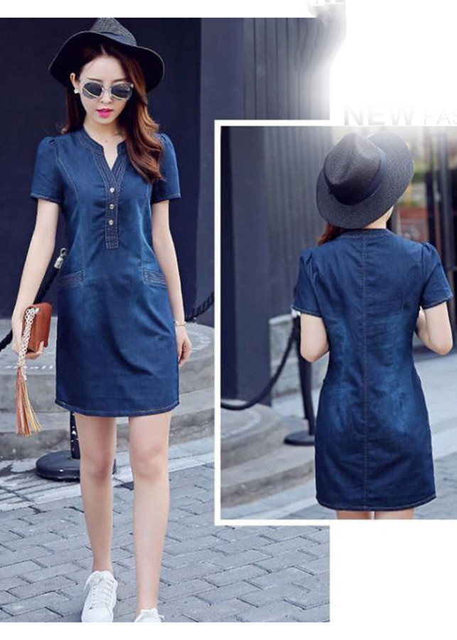 Đầm Jeans Thời Trang Cao Cấp D582