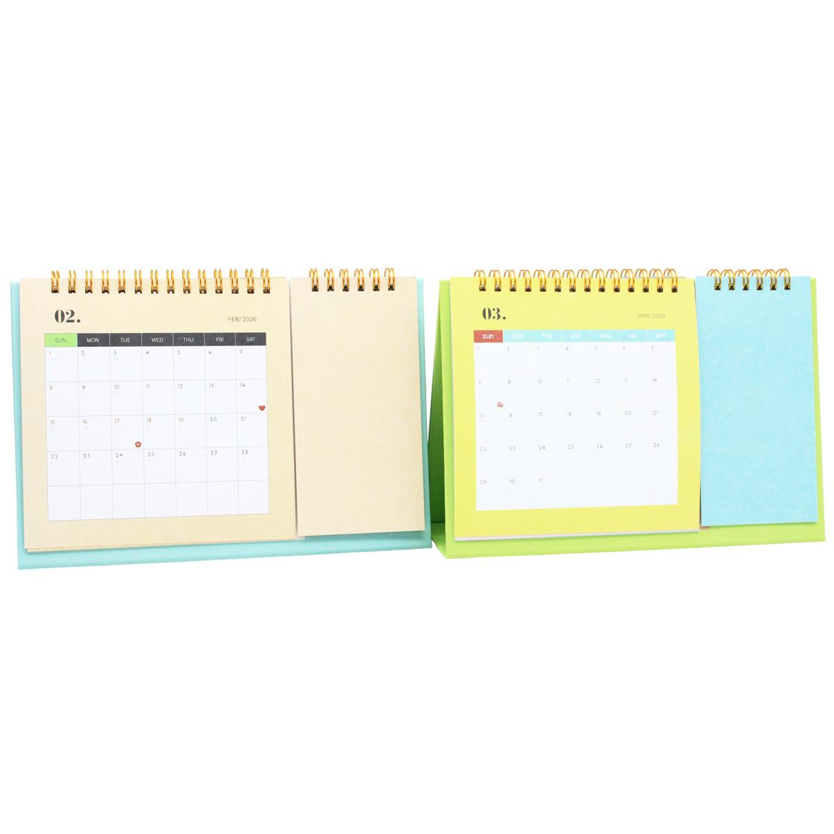 Lịch Bàn Teen Có Note 2026 - Size M - Linh Lan - Mẫu 2