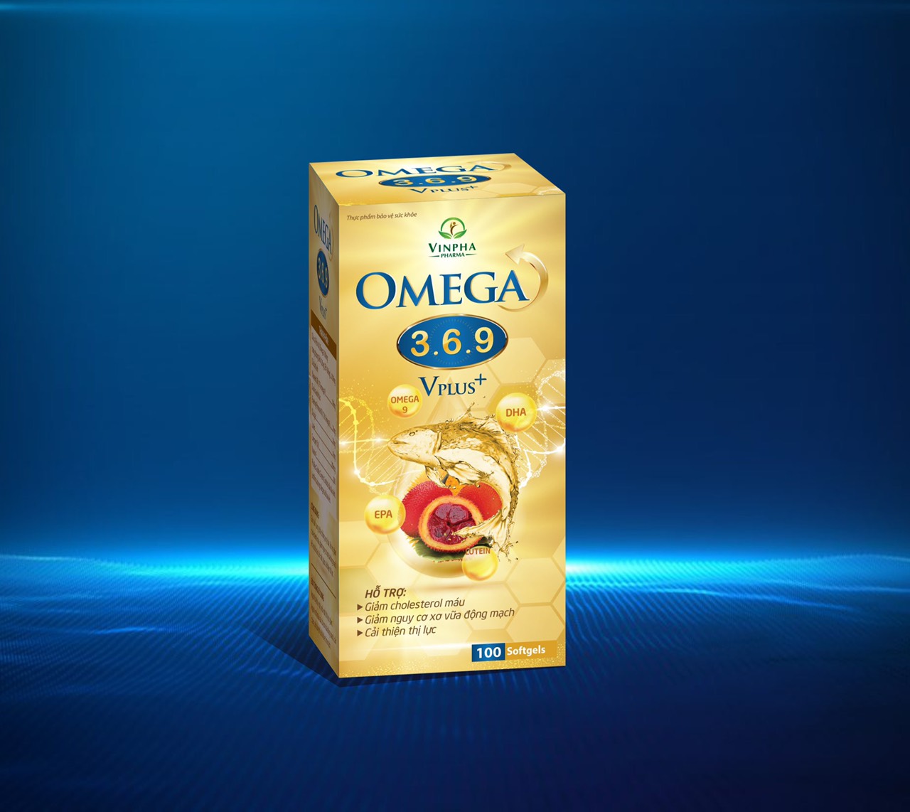 VIÊN UỐNG DẦU CÁ OMEGA 369 PLUS - GIÚP BỔ SUNG TINH CHẤT DẦU CÁ OMGA 3, DẦU GẤC, VITAMIN E, DẦU HOA ANH THẢO GIÚP SÁNG MẮT ĐẸP DA, TỐT CHO TIM MẠCH – LỌ 100 VIÊN