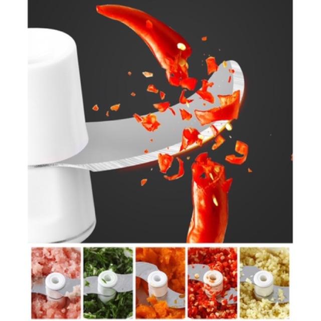 Máy xay tỏi ớt cầm tay Mini Food Chopper