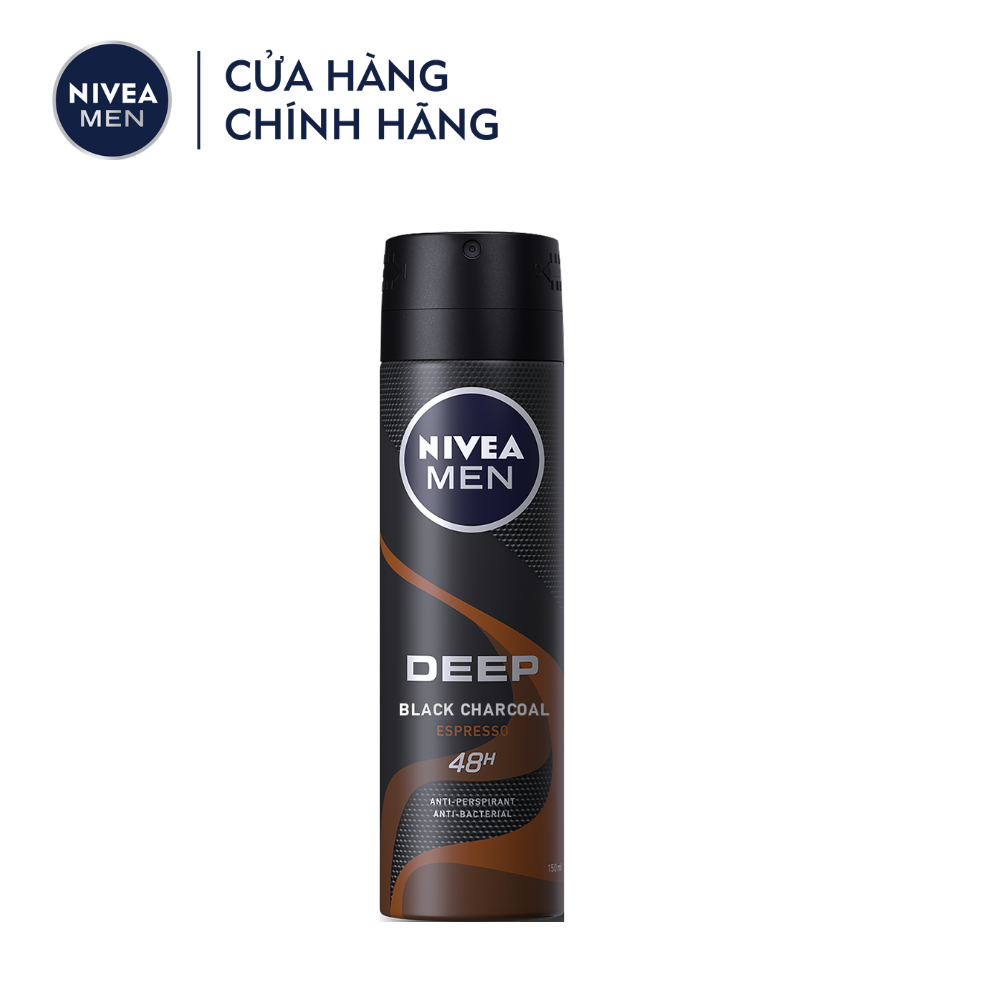 Xịt Ngăn Mùi Nivea Than Đen Hương Espresso - 85367