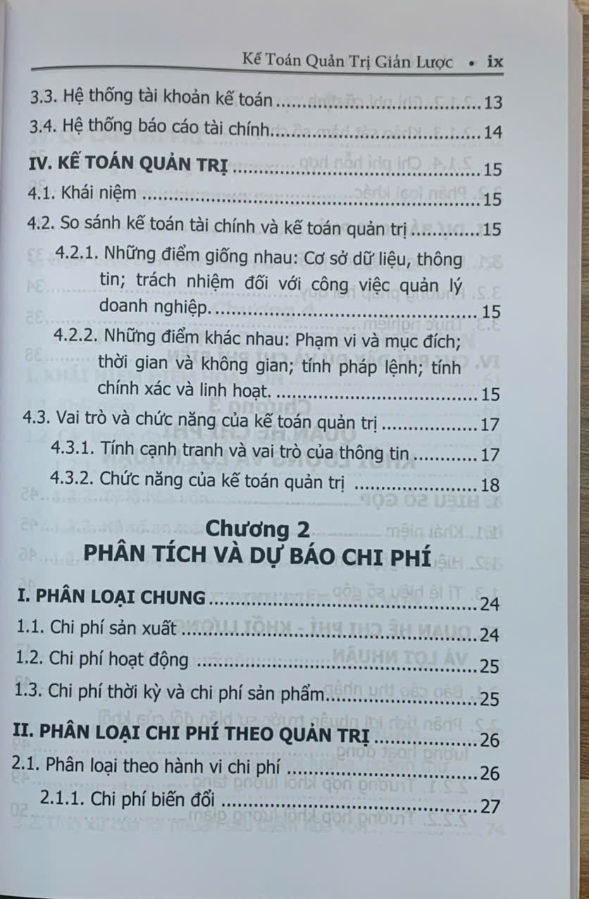 Kế toán quản trị giản lược
