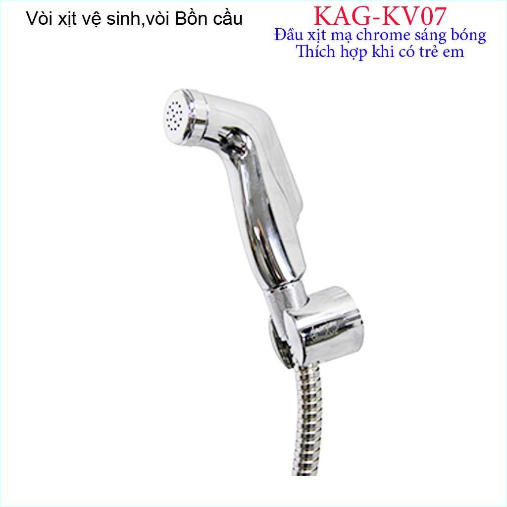 Vòi xịt vệ sinh trẻ em KAG-KV07, vòi nhấn tay cho trường mẫu giáo Crome bóng tia mạnh rửa sạch sử dụng tốt