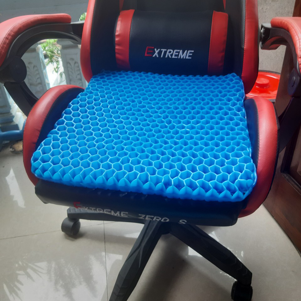 Nệm Gel Lót Ghế Ngồi Văn Phòng Ghế ô tô Thoáng Mát, Chống Nóng, Siêu Đàn Hồi