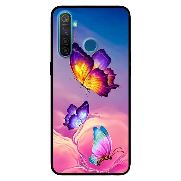 Ốp lưng dành cho Realme 5 Pro - Realme Q - Realme C3 - Bướm Lượn Sóng