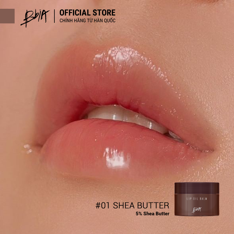 Sáp dưỡng môi Bbia Lip Oil Balm – #01 Shea Butter