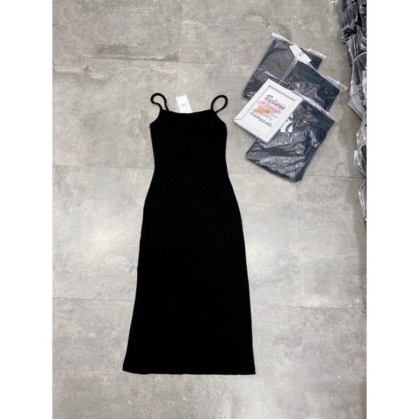 Váy Body Maxi 2 Dây Dáng Dài, Váy 2 Dây Dáng Ôm Có Ảnh Thật Kèm Video