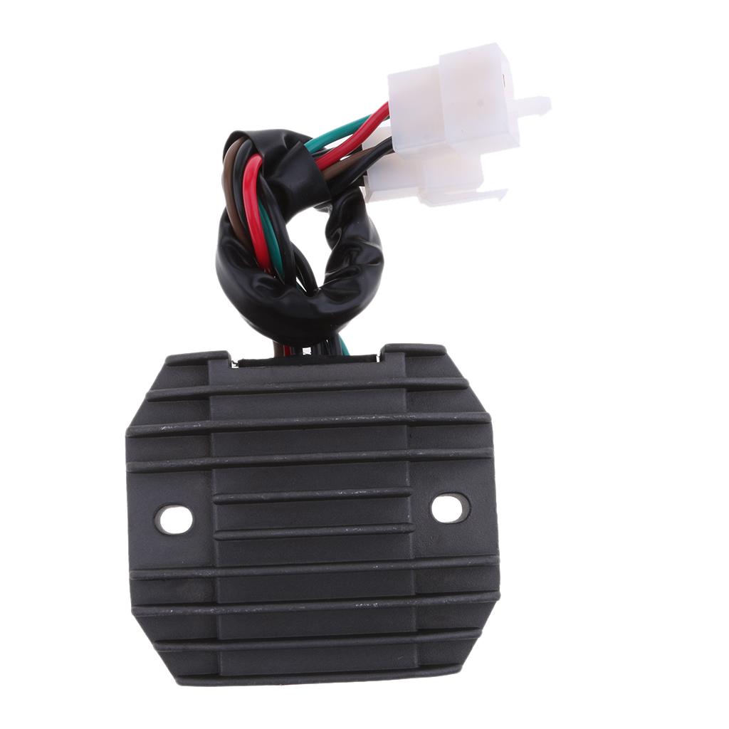 Black Motorcycle Voltage Regulator  Fit for Kawasaki ZX600