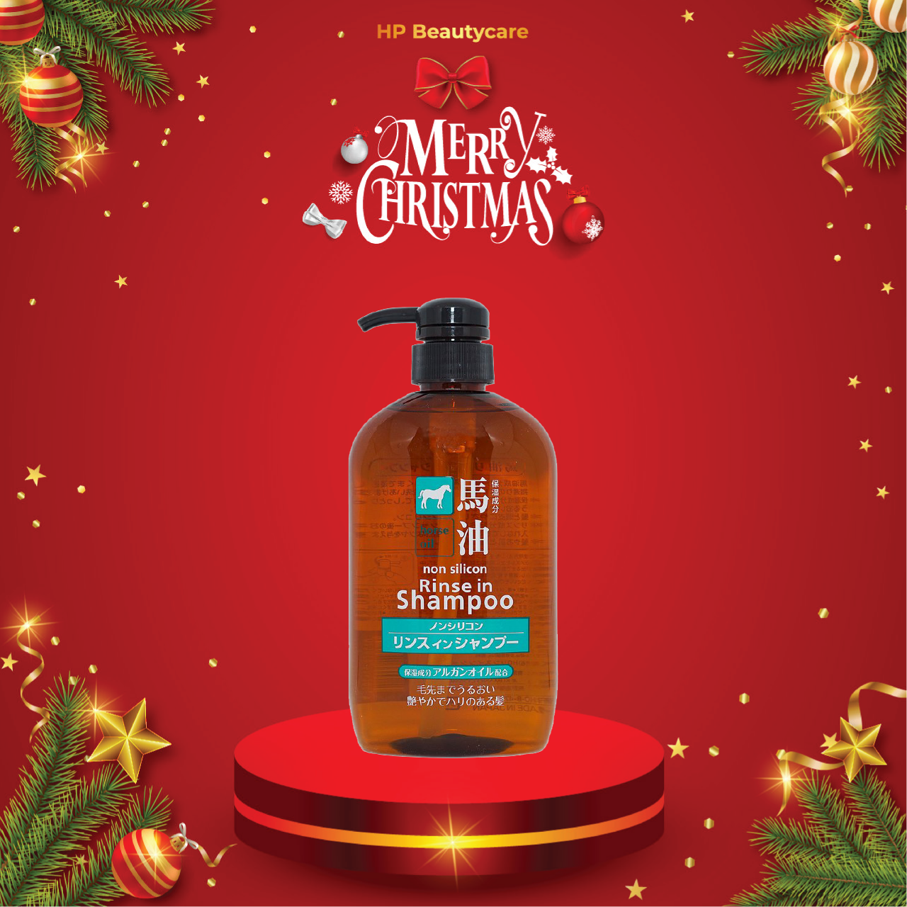 Dầu Gội - Xả 2 Trong 1 Phục Hồi Tóc Hư Tổn Chiết Xuất Từ Dầu Ngựa Deve Horse Oil Rinse In Shampoo