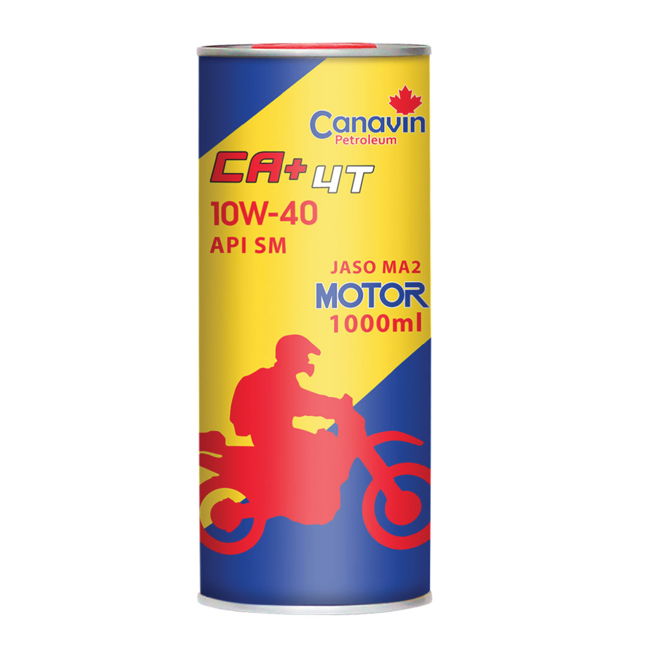 Nhớt xe máy Canavin CA+ MOTOR 10W40 SM/MA2 Lon 1L