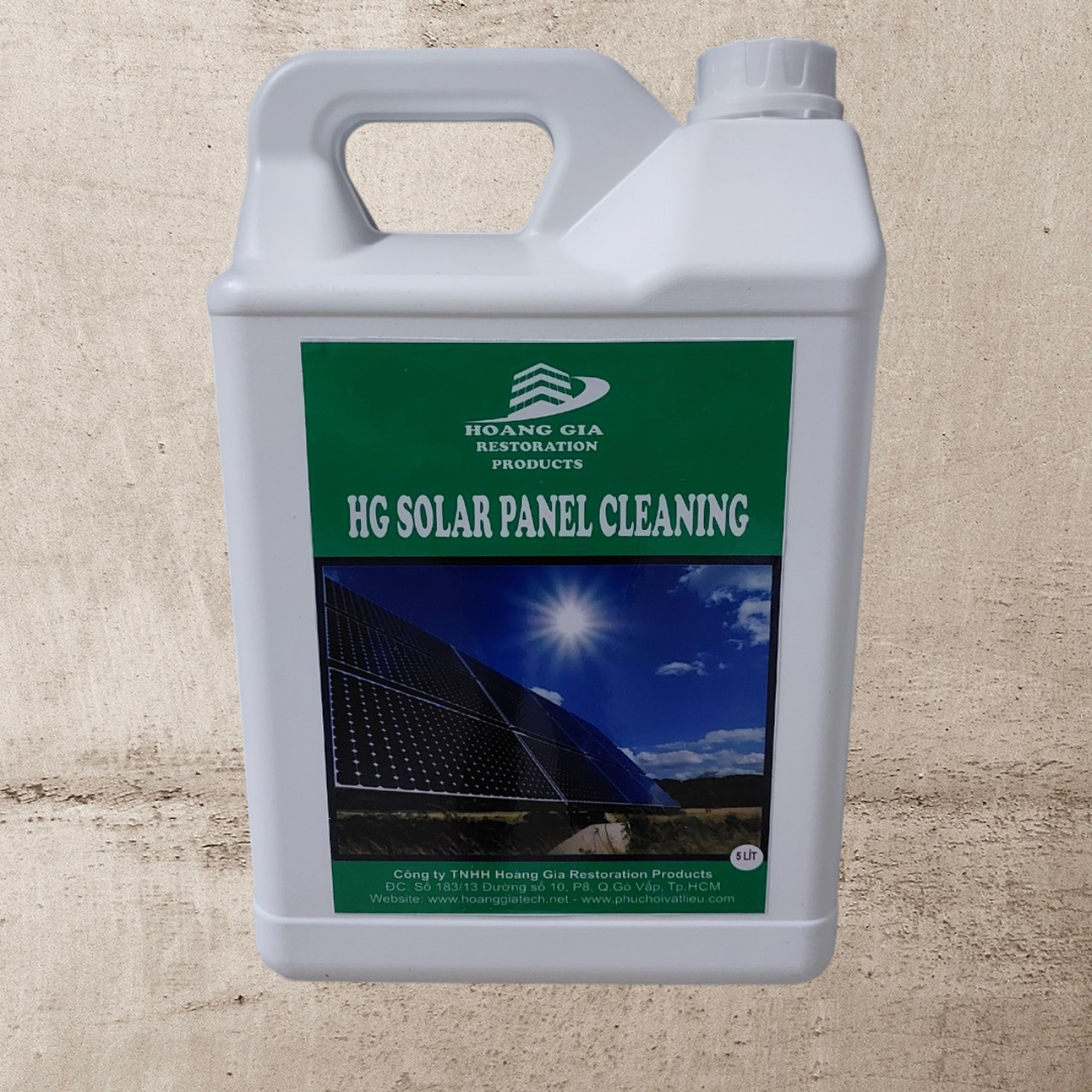 Hóa chất làm sạch tấm năng lượng mặt trời HG Solar Panel Cleaning 5000ml