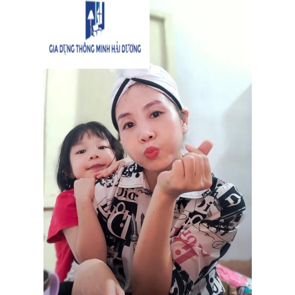 Khăn ủ tóc, khăn lau khô đầu thấm hút siêu đẹp dài 61cm