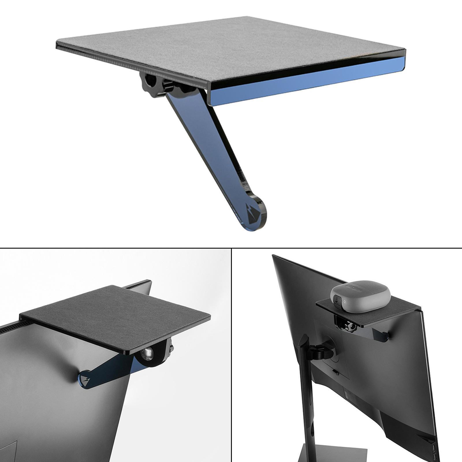 Adjustable Monitor Stand Remote Smoke Black