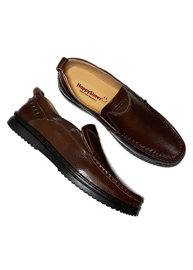 Giày Lười Nam Da Bò Thật Happsyshoes HS20