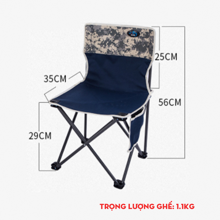 Ghế Xếp Thư Giãn Đi Câu, Ghế Gấp Dã Ngoại Và Du Lịch Cắm Trại Picnic Cùng Gia Đình - Hàng Chính Hãng