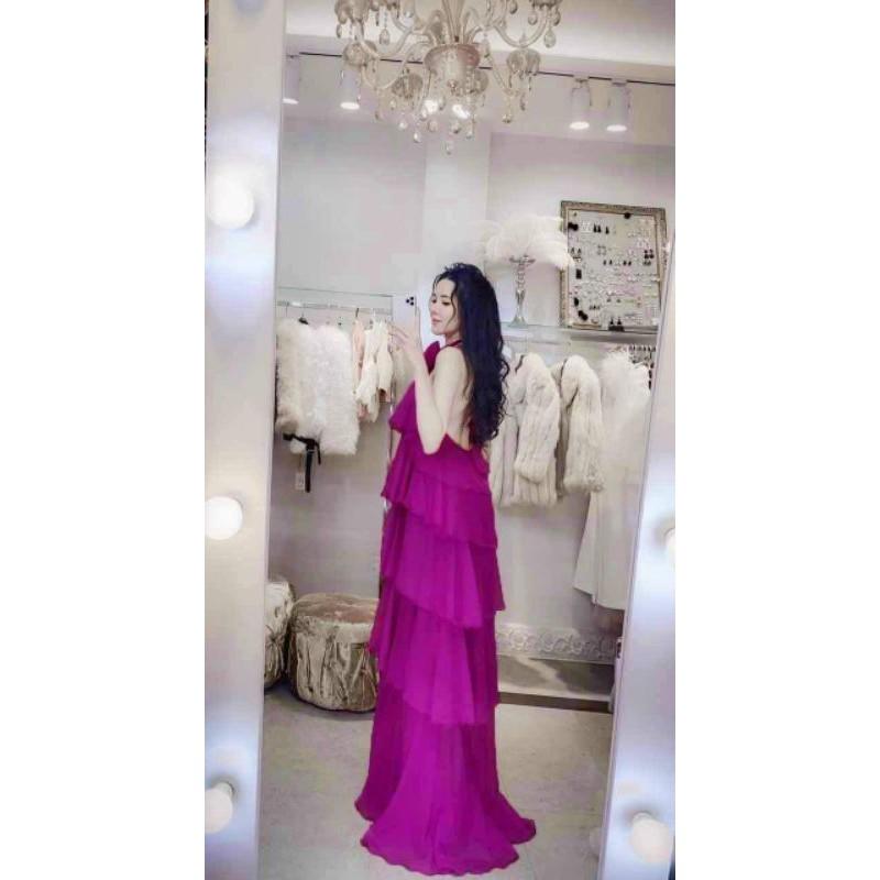 Đầm maxi bông