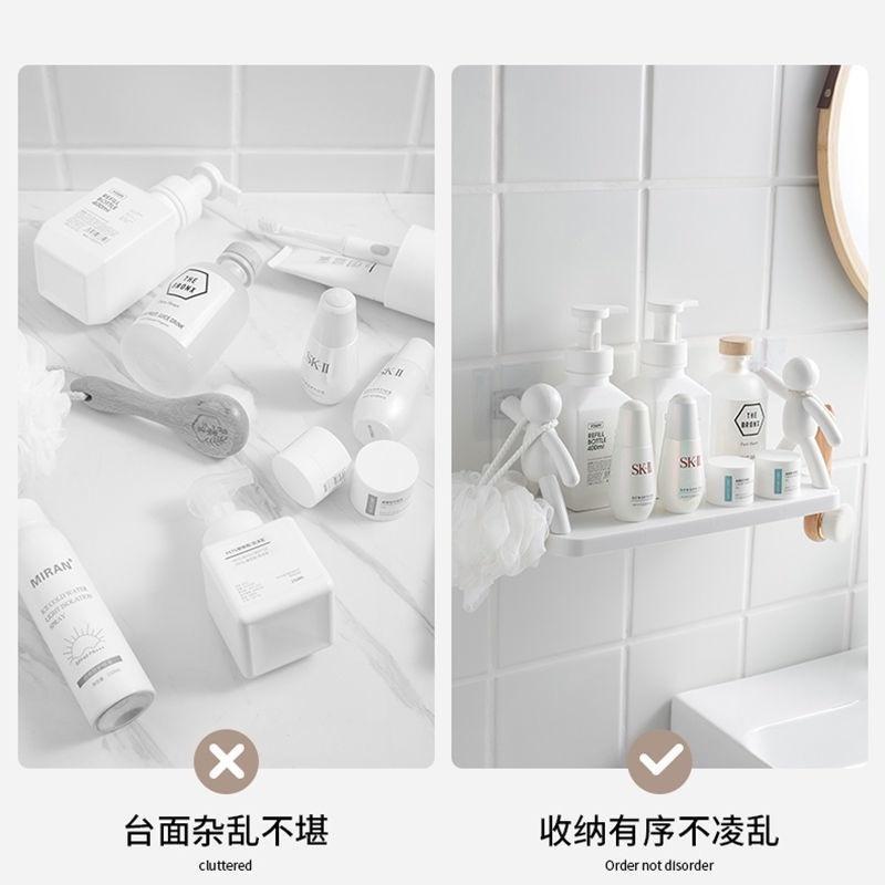 Giá Đựng Đồ Gắn Tường Không Cần Khoan Tiện Dụng Cho Nhà Tắm