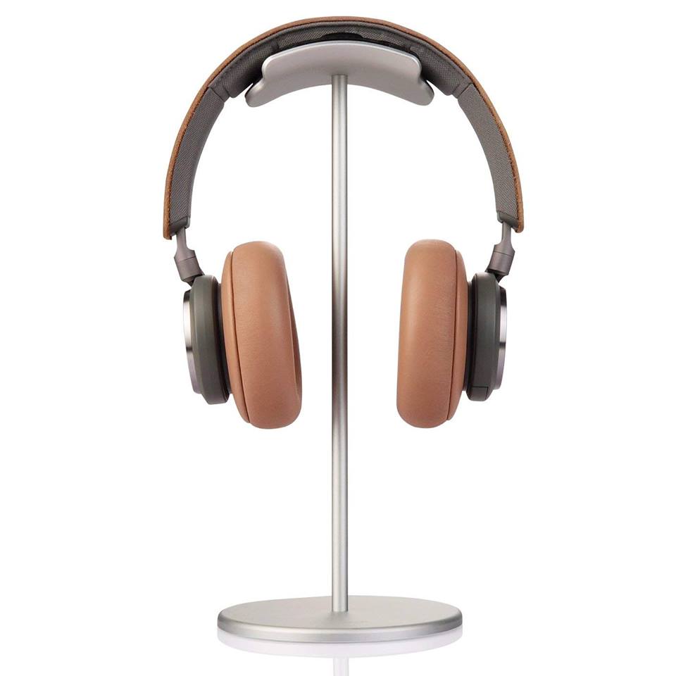 Kệ nhôm để tai nghe Headphone đầu bọc da vòm Crossline - Hàng chính hãng