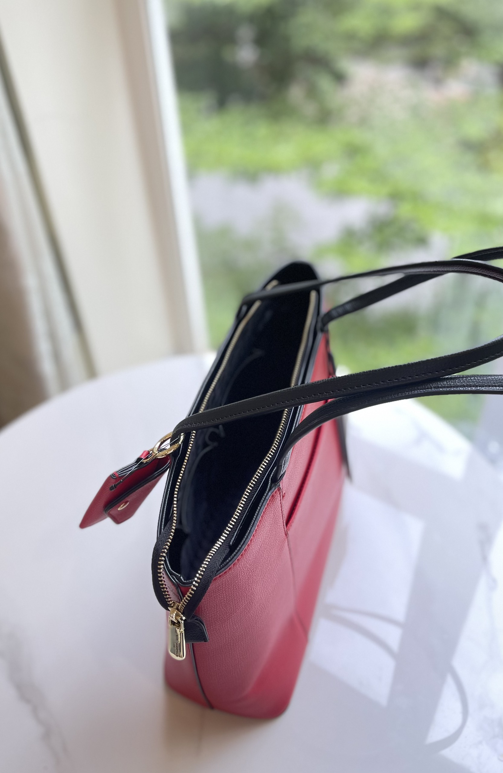 Túi Karl Tote Zip Đỏ