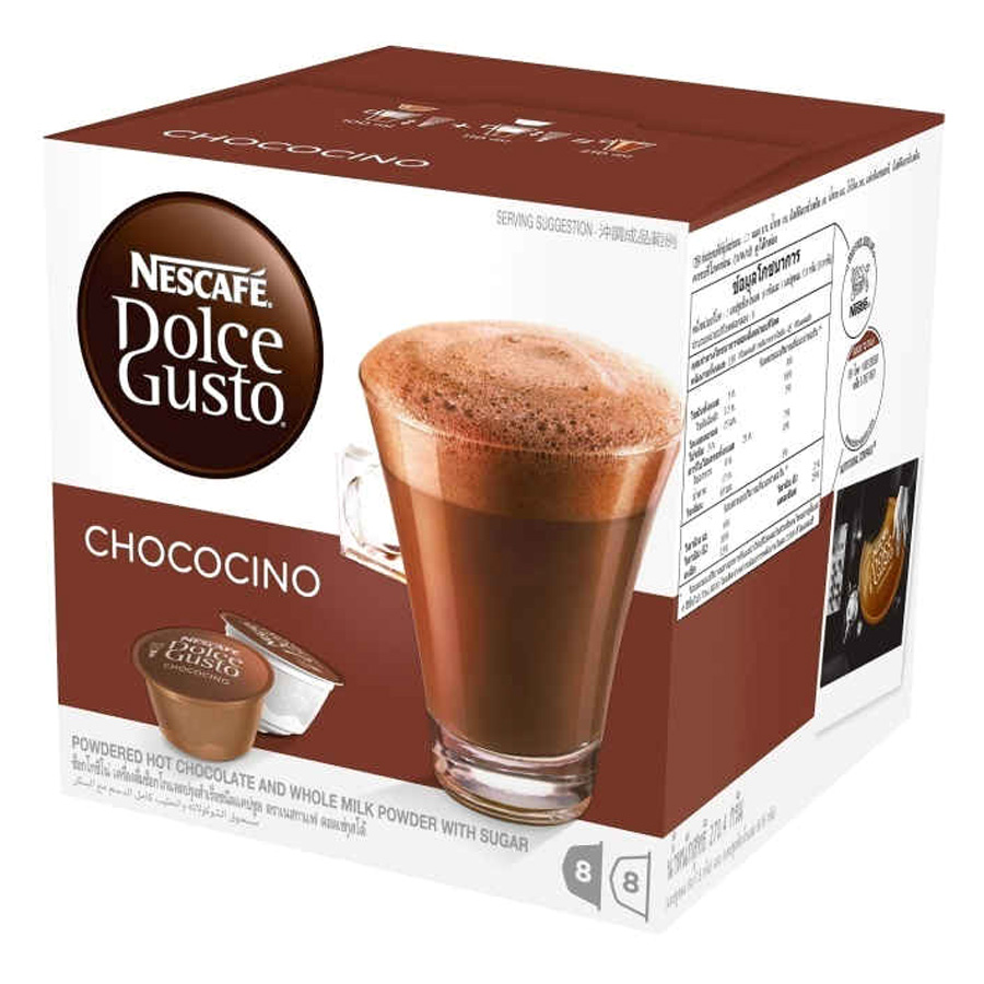 Hộp 16 Viên Nén Thức Uống Sô-cô-la Sữa Nescafe Dolce Gusto - Chococino 270.4g