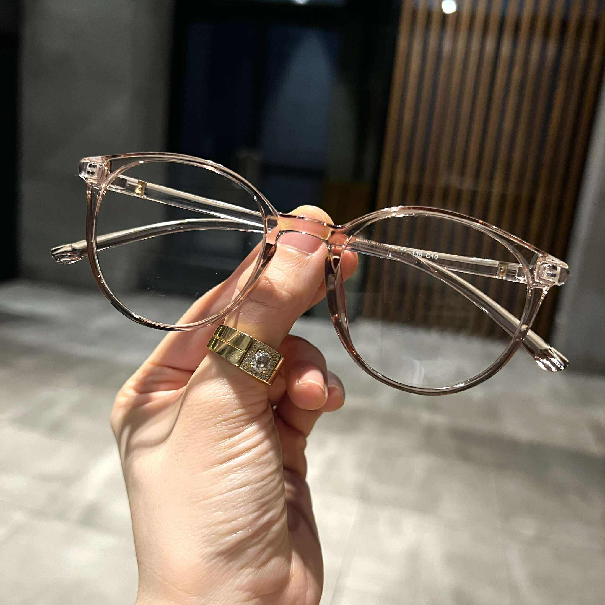 Kính Mắt tròn form nhỏ gọng nhựa dẻo cao cấp siêu bền, siêu nhẹ