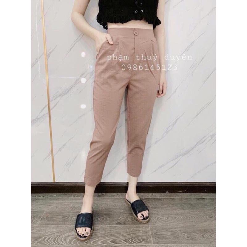 Quần dài đũi baggy cho nữ