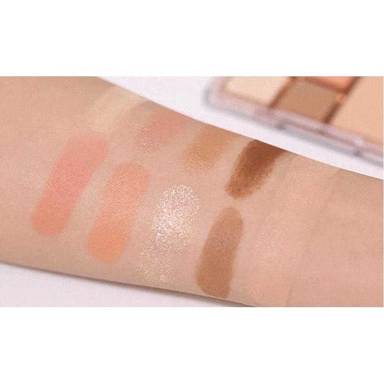 Bảng Phấn Mắt Và Má Hồng Đa Năng 9 Ô Màu Merzy Your Routine Eye Palette