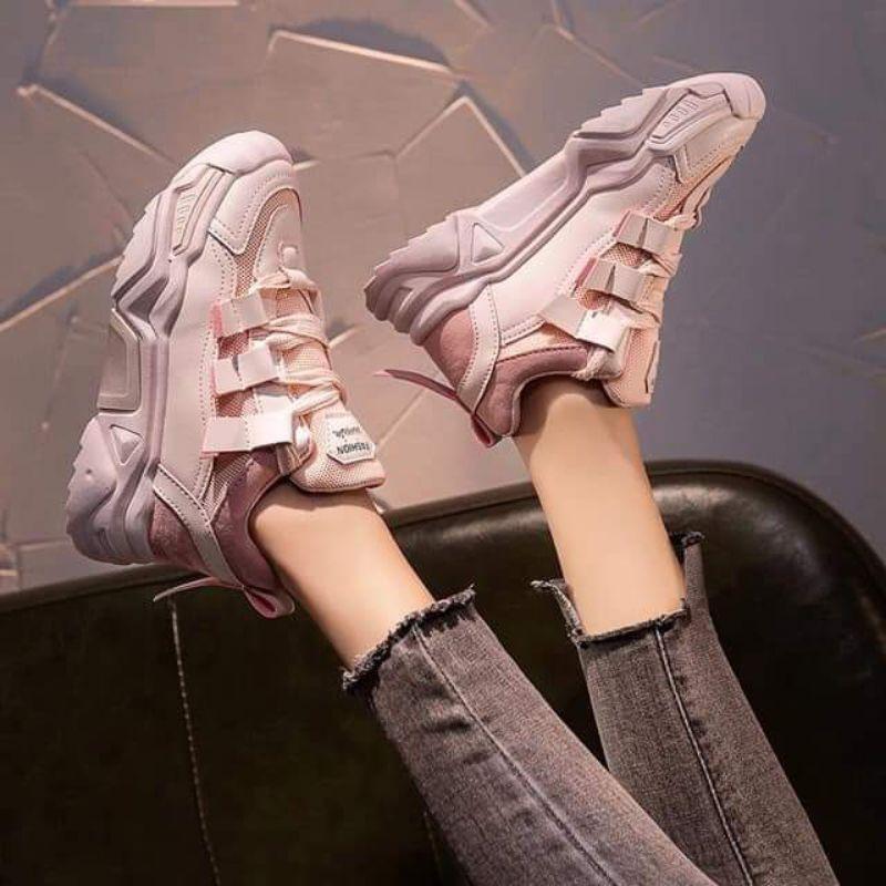 Giày sneaker dây bản to (Kèm ảnh thật tại shop)