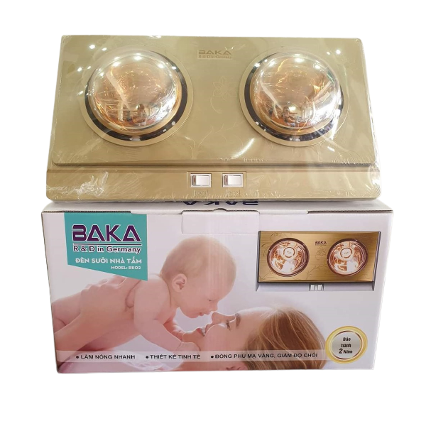 Đèn Sưởi Phòng Nhà Tắm BAKA BK02 - Hàng Chính Hãng