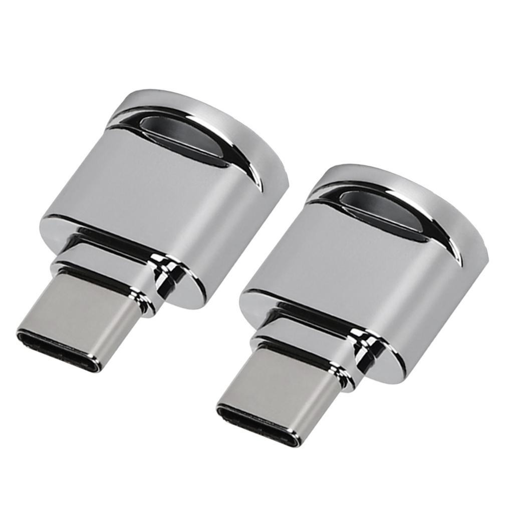 2x USB3.1 Type-C TF Memory Card Reader OTG Adapter for Note 8 S8