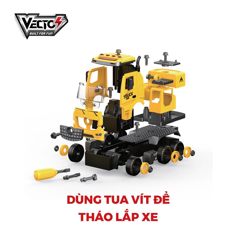 Đồ Chơi Đồ Chơi Lắp Ráp Vecto Diy Xe Cần Cẩu Vecto Vt9070B VECTO VT9070B