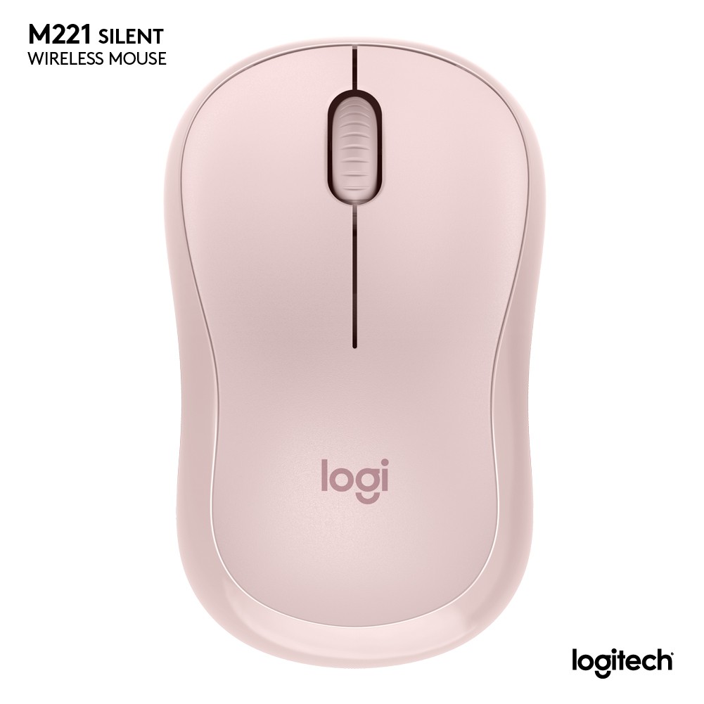 Chuột Không Dây Logitech M221 Pink  - Hàng Chính Hãng