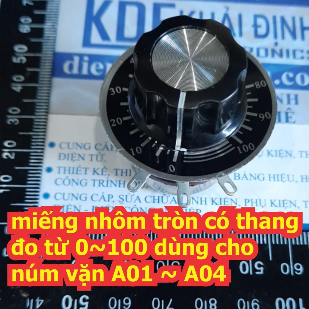 Núm vặn, điều chỉnh biến trở lỗ 6mm dành cho WTH118 3590 v.v. các loại A01 ~ A05 kde6487