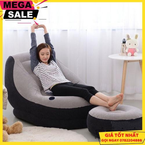 Ghế Hơi Tựa Lưng Cao Cấp + Tặng Kèm Bơm Điện 2 Chiều - Giao Hàng Toàn Quốc