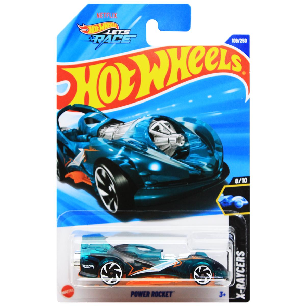 Siêu Xe Hot Wheels C4982 - 109/250 - Power Rocket (Mẫu Màu Giao Ngẫu Nhiên)