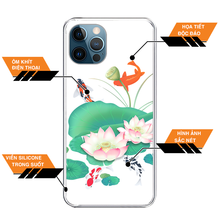 Ốp lưng điện thoại IPHONE 12 PRO MAX - Silicone dẻo - Hàng Chính Hãng