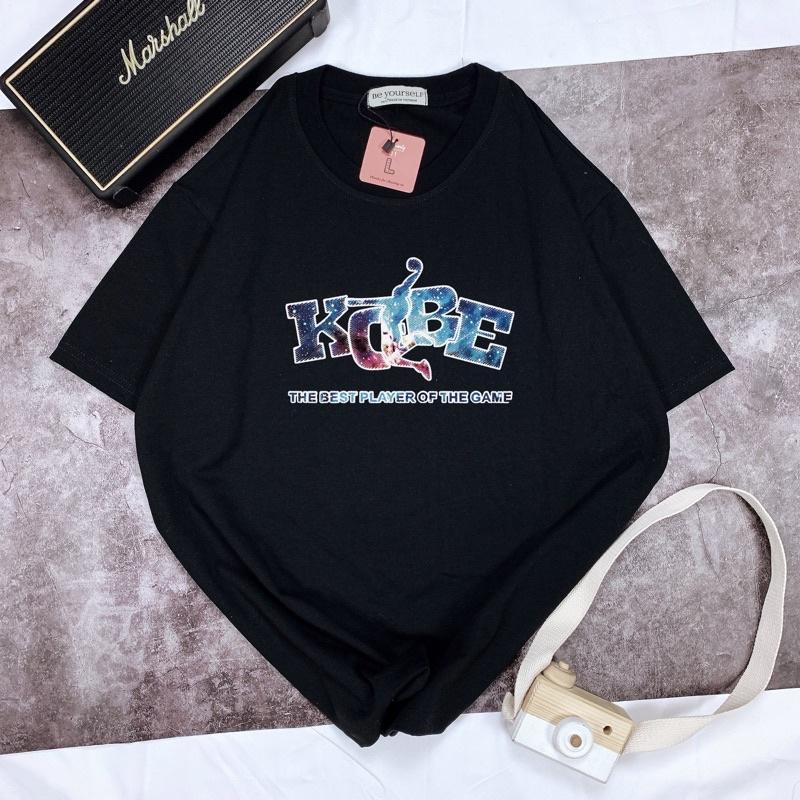 Áo Thun Tay Ngắn UNISEX in Decal Bóng Rổ KOBE - Hình chụp thật