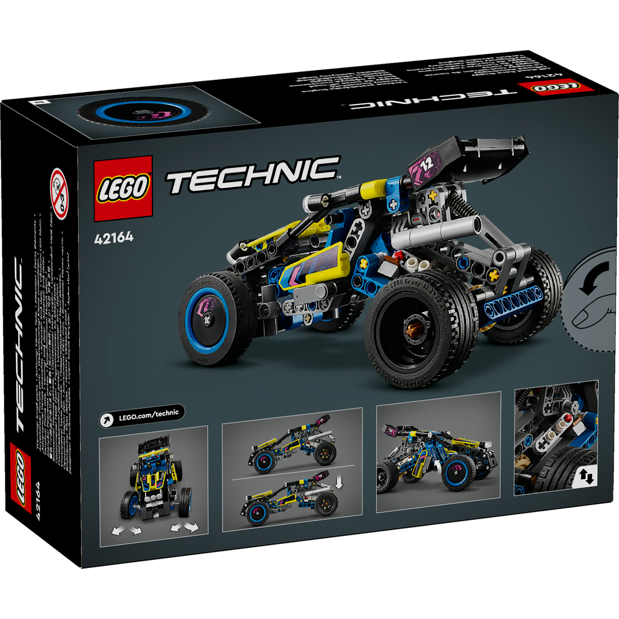 LEGO TECHNIC 42164 Đồ chơi lắp ráp Xe đua vượt địa hình (219 chi tiết)