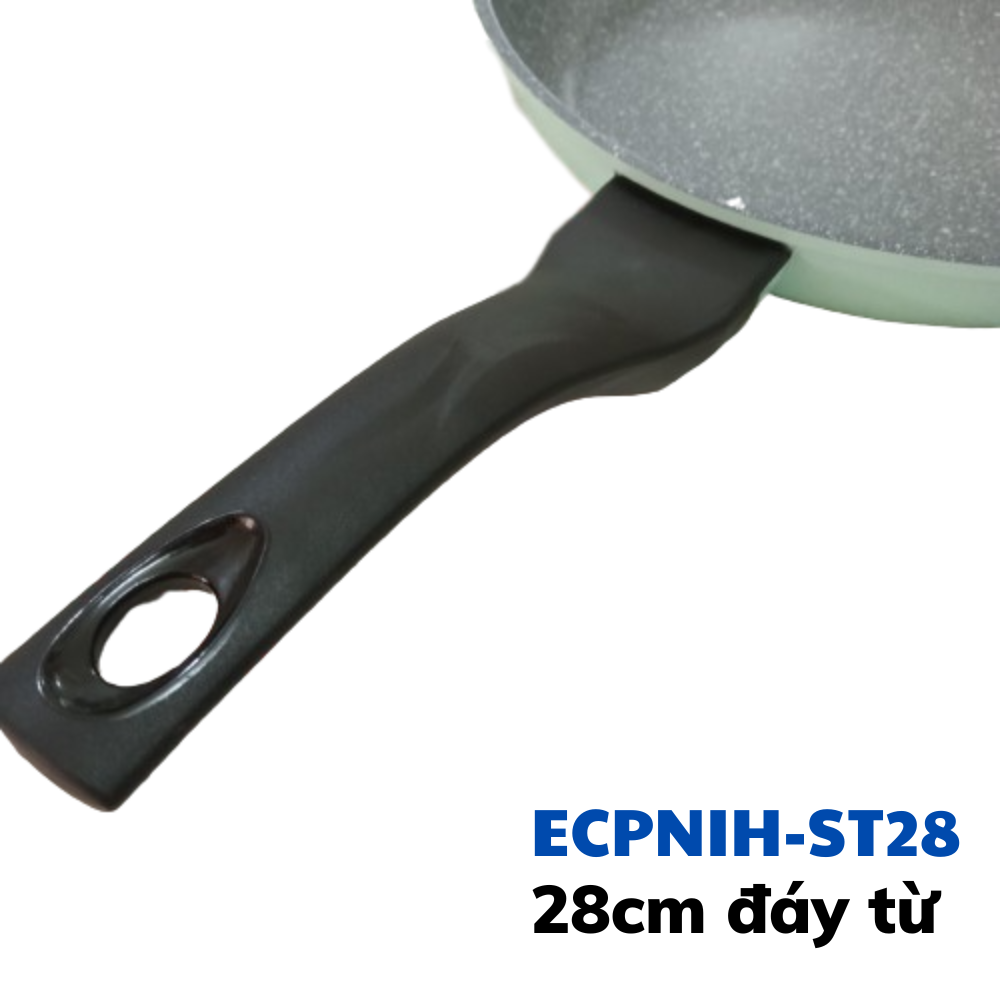 Chảo đá cạn đáy từ Ecoramic ECPNIH-ST28 (28cm) - Hàng chính hãng