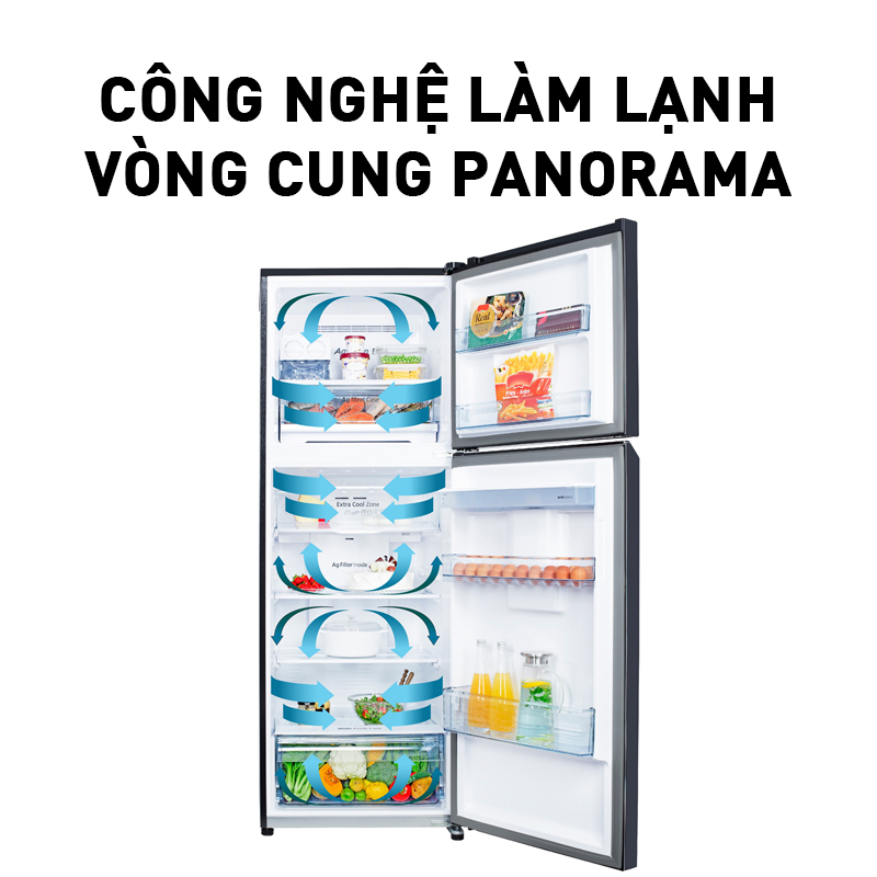 Tủ Lạnh Panasonic 167L Inverter NR-BA189PAVN - Kháng khuẩn AG Clean - Hàng chính hãng