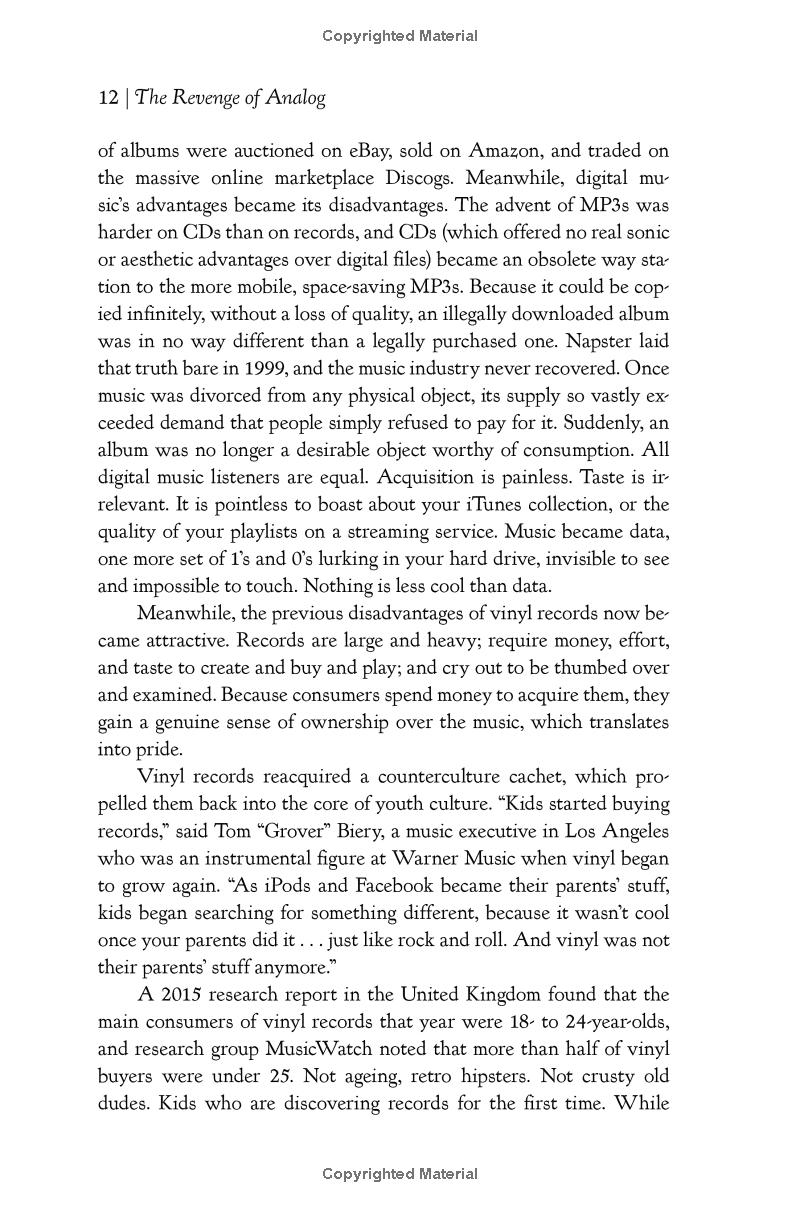 Sách ngoại văn: The Revenge Of Analog: Real Things And Why They Matter