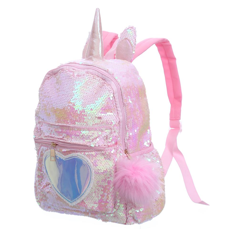 1 Ba Lô Chói Mắt Kỳ Lân Tóc Tiên Đầm Sinh Đựng Dễ Thương Tất Học Ba Lô Daypack cho Bé Du Lịch Trẻ Em