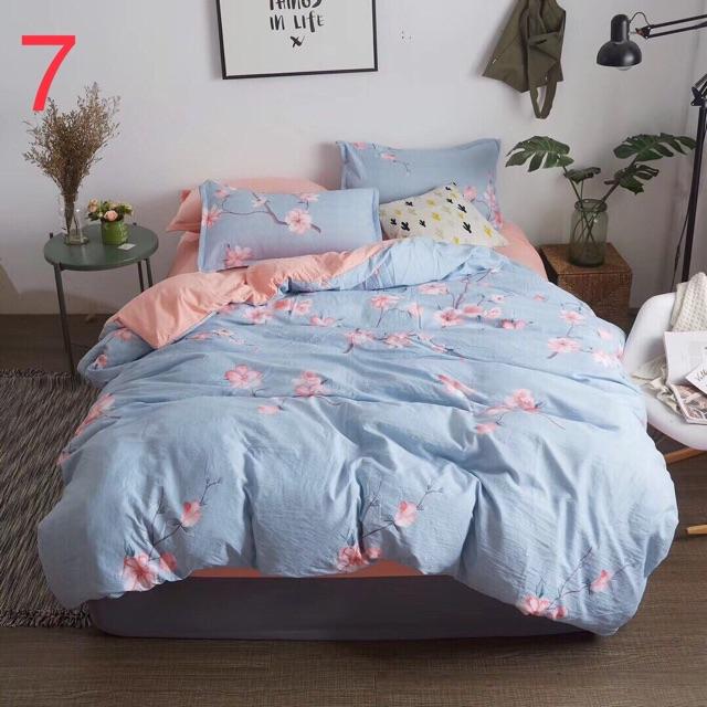 Bộ chăn ga gối đệm chất đũi giá siêu rẻ